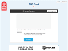 Tablet Screenshot of checkdnd.com